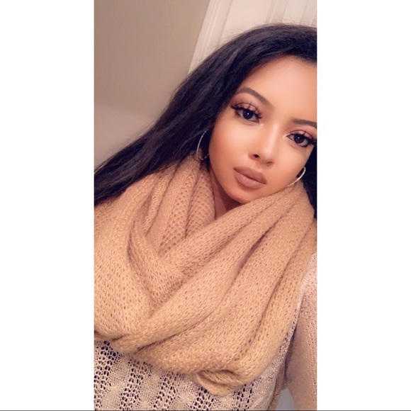 Forever 21 Accessories - Tan/Brown Infinity Scarf